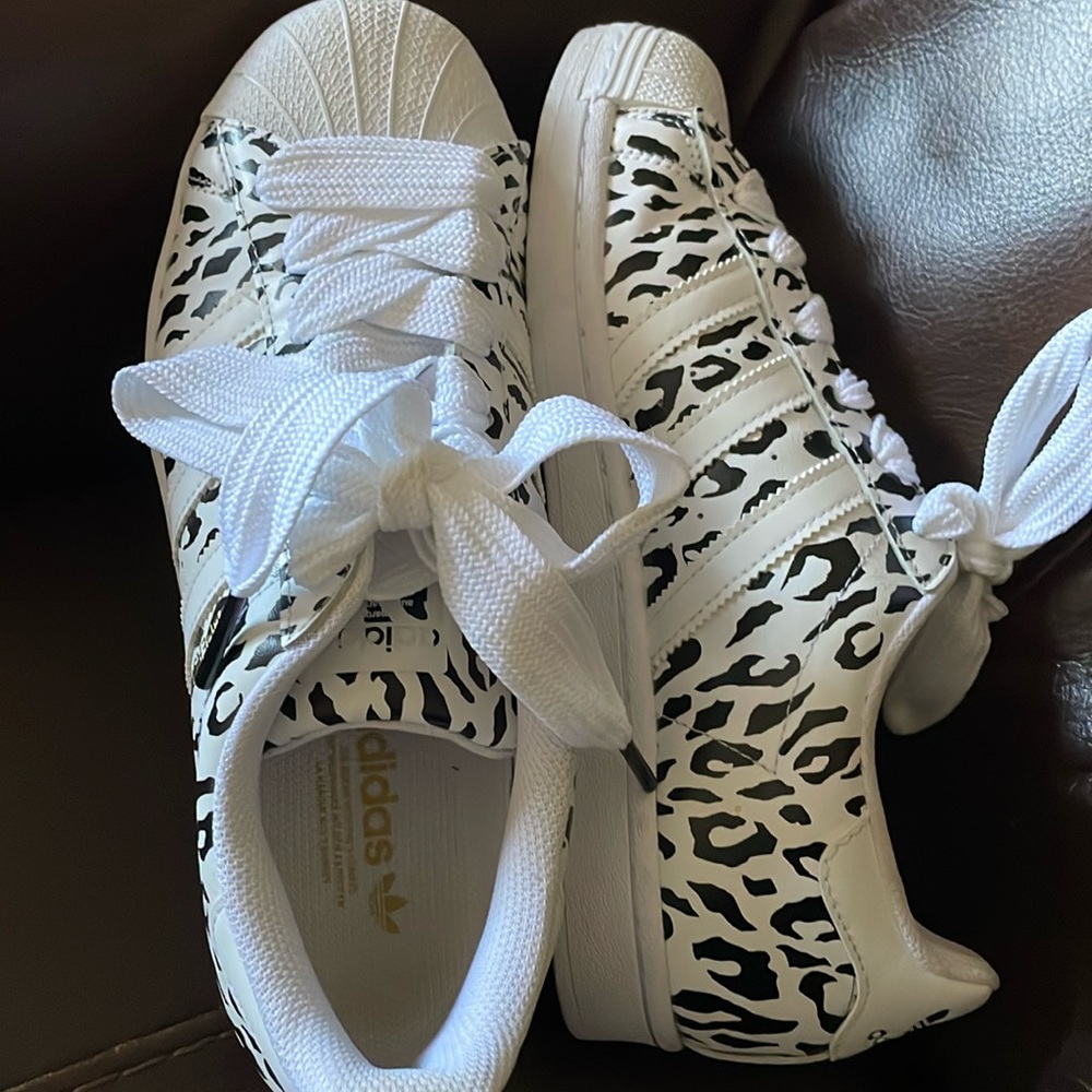 Adidas leopard print sneakers